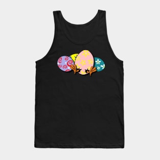 Colorful Easter Eggs apparel, Easter Chic is popping out Tank Top